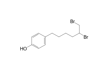 4-(5,6-Dibromohexyl)phenol