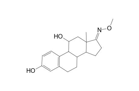 Estra-1,3,5(10)-trien-17-one, 3,11-dihydroxy-, O-methyloxime, (11.beta.)-