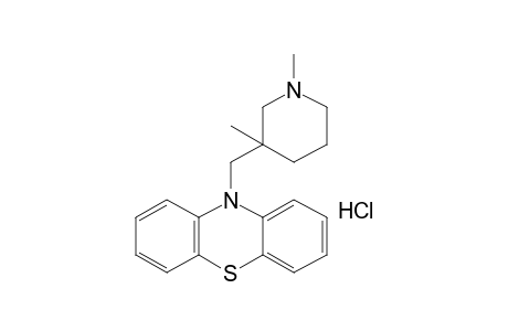 10-[(1,3-DIMETHYL-3-PIPERIDYL)METHYL]PHENOTHIAZINE, MONOHYDROCHLORIDE