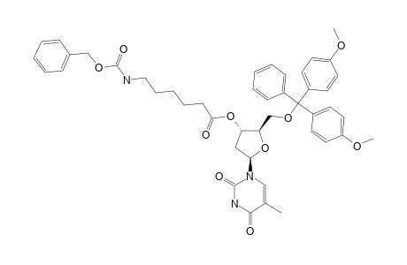 3'-O-[6-BENZYLOXY-CARBONYL-AMINO)-HEXANOYL]-5'-O-DIMETHOXY-TRITYLTHYMIDINE