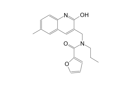 N-[(2-hydroxy-6-methyl-3-quinolinyl)methyl]-N-propyl-2-furamide
