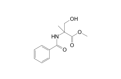 (N-Benzoyl-.alpha.-methylserine methyl ester
