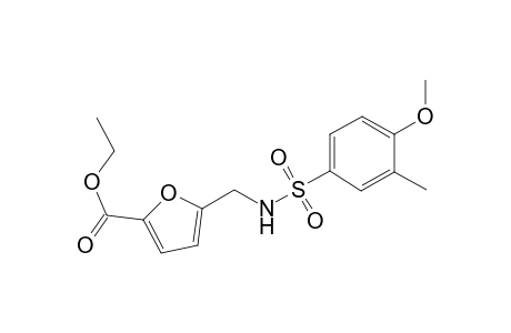 5-[[(4-methoxy-3-methyl-phenyl)sulfonylamino]methyl]furan-2-carboxylic acid ethyl ester