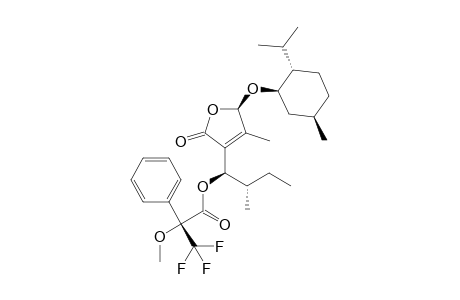 (1R,2S)-1-[(5R)-5-{[(1R,2S,5R)-2-isopropyl-5-methylcyclohexyl]oxy}-4-methyl-2-oxo-2,5-dihydrofuran-3-yl]-2-methylbutyl (2R)-3,3,3-trifluoro-2-methoxy-2-phenylpropanoate