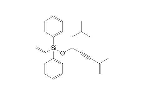 2,7-Dimethyl-4-diphenylethenylsilyloxyoct-7-en-5-yne