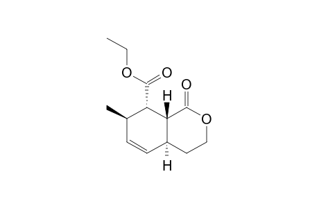 Ethyl (4aS*,7R*,8S*,8aR*)-7-methyl-1-oxo-3,4,4a,7,8,8a-hexahydro-1H-isochromene-8-carboxylate