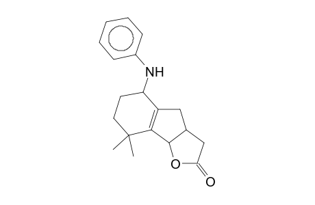 8,8-Dimethyl-5-phenylamino-3,3a,4,5,6,7,8,8b-octahydroindeno[1,2-b]furan-2-one