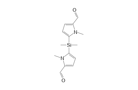 SI,SI,1,1'-TETRAMETHYL-5,5'-SILANEDIYL-BIS-PYRROLE-2-CARBALDEHYDE