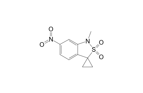 1-Methyl-6-nitro-3-cyclopropanospirobenzosultam