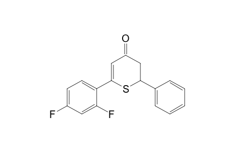 2,3-Dihydro-6-(2',4'-difluorophenyl)-2-phenylthiopyran-4-one