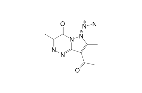 HYDRAZINIUM-8-ACETYL-3,7-DIMETHYL-6H-PYRAZOLO-[5,1-C]-[1,2,4]-TRIAZIN-4-ON-6-IDE