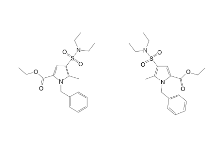 ETHYL_1-BENZYL-3-DIETHYLAMINOSULFONYL-2-METHYLPYRROLE-5-CARBOXYLATE;MIXTURE_OF_TWO_CONFORMERS