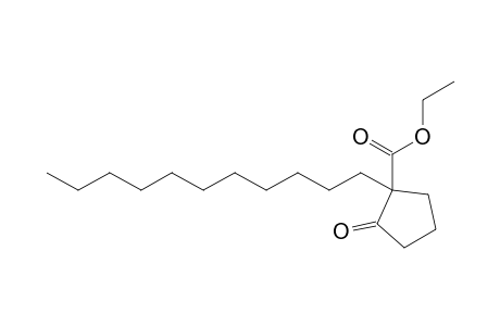2-keto-1-undecyl-cyclopentanecarboxylic acid ethyl ester