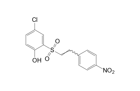 4-chloro-2-[(p-nitrostyryl)sulfonyl]phenol