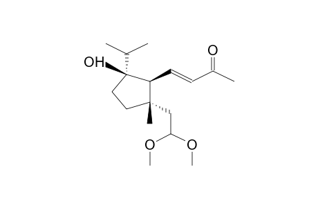 (1R,2R,3R)-3-METHYL-1-ISOPROPYL-3-(2-DIMETHOXYETHYL)-2-(3-OXOBUT-1E-ENYL)-1-CYCLOPENTANOL