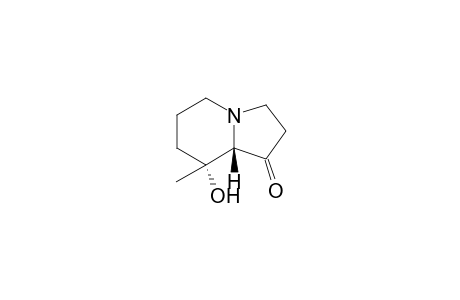 (8R*,8aS*)-8-Hydroxy-8-methyl-7(1H)-octahydroindolizinone