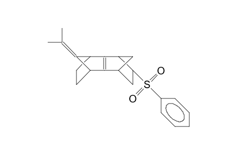 11-Isopropylidene-4-endo-phenylsulfonyl-syn-tetracyclo(6.2.1.1/3,6/.0/2,7/)dodec-2(7)-ene