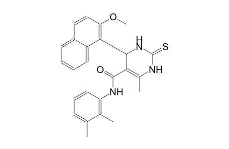 5-pyrimidinecarboxamide, N-(2,3-dimethylphenyl)-1,2,3,4-tetrahydro-4-(2-methoxy-1-naphthalenyl)-6-methyl-2-thioxo-