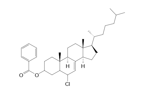 3-Benzoyloxy-6-chlorocholest-7-ene