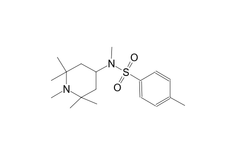 benzenesulfonamide, N,4-dimethyl-N-(1,2,2,6,6-pentamethyl-4-piperidinyl)-