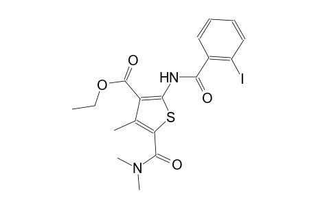 ethyl 5-[(dimethylamino)carbonyl]-2-[(2-iodobenzoyl)amino]-4-methyl-3-thiophenecarboxylate