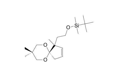 1,8,8-TRIMETHYL-1-(2'-TERT.-BUTYL-DIMETHYLSILYLOXYETHYL)-6,10-DIOXASPIRO-[4.5]-DEC-2-ENE