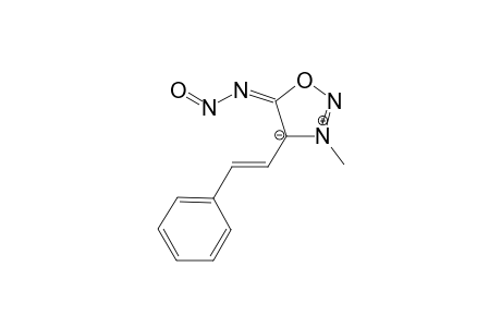 3-Methyl-N-nitroso-4-styryl-5-sydnone-imine