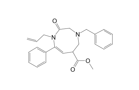 Methyl 4-benzyl-1-allyl-2-oxo-8-phenyl-1,2,3,4,5,6-hexahydro-1,4-diazocin-6-carboxylate
