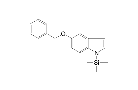 5-Benzyloxyindole TMS
