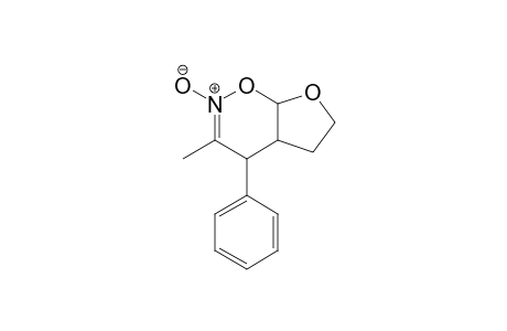 3-Methyl-4-phenyl-4a,5,6,7a-tetrahydro-4H-furo[3,2-e][1,2]oxazine-N-oxide