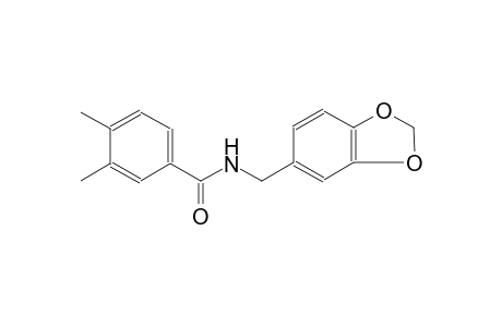 benzamide, N-(1,3-benzodioxol-5-ylmethyl)-3,4-dimethyl-
