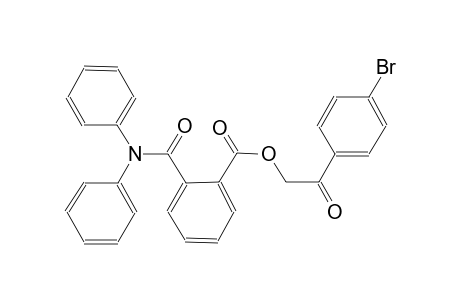 benzoic acid, 2-[(diphenylamino)carbonyl]-, 2-(4-bromophenyl)-2-oxoethyl ester