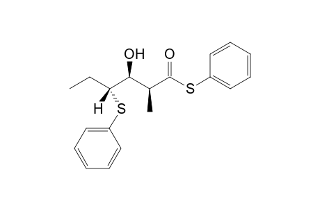 (2S,3S,4R)-3-hydroxy-2-methyl-4-(phenylthio)hexanethioic acid S-phenyl ester