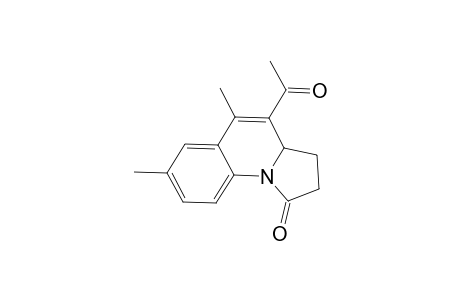 4-Acetyl-5,7-dimethyl-3,3a-dihydropyrrolo[1,2-a]quinolin-1-one