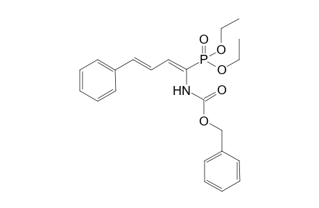Benzyl (1E, 3E)-1-(diethoxyphosphoryl)-4-phenylbuta-1,3-dienylcarbamate