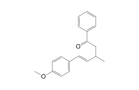 (E)-5-(4-methoxyphenyl)-3-methyl-1-phenylpent-4-en-1-one
