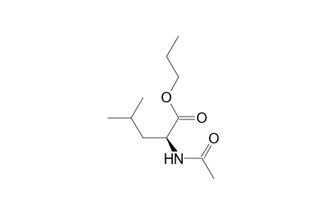 L-Leucine, N-acetyl-, propyl ester