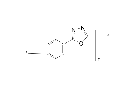 Poly(p-phenylene-1,3,4-oxadiazole)