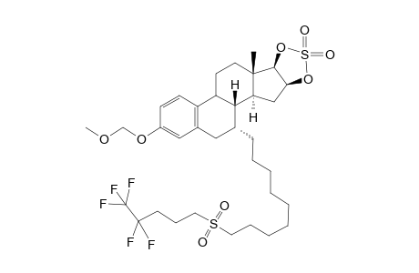 7.alpha.-{9-[(4,4,5,5,5-Pentafluoropentyl)sulfonyl]nonyl}-3-O-methoxymethyl-16.beta.,17.beta.-O-sulfurylestra-1,3,5(10)-triene-3,16.beta.,17.beta.-triol