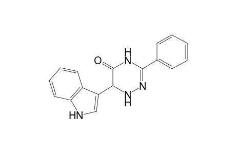 6-(1H-indol-3-yl)-3-phenyl-2,6-dihydro-1H-1,2,4-triazin-5-one