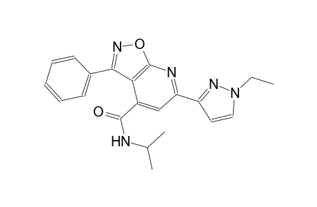 isoxazolo[5,4-b]pyridine-4-carboxamide, 6-(1-ethyl-1H-pyrazol-3-yl)-N-(1-methylethyl)-3-phenyl-