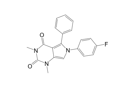 6-(4-Fluorophenyl)-1,3-dimethyl-5-phenyl-1H-pyrrolo[3,4-d]pyrimidine-2,4(3H,6H)-dione