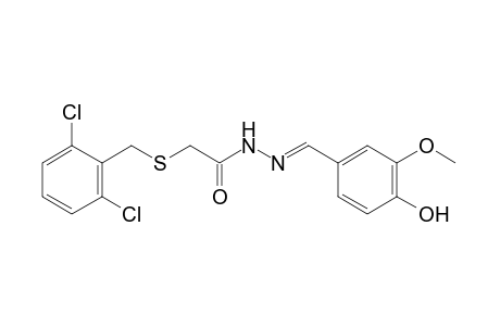 [(2,6-dichlorobenzyl)thio]acetic acid, vanillylidenehydrazide