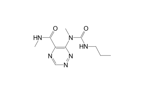 N-Methyl-6-(methyl[(propylamino)carbonyl]amino)-1,2,4-triazine-5-carboxamide