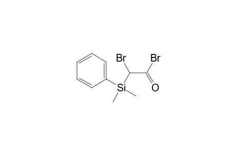 2-Bromanyl-2-[dimethyl(phenyl)silyl]ethanoyl bromide
