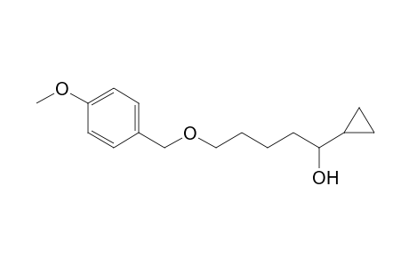 1-cyclopropyl-5-p-anisyloxy-pentan-1-ol