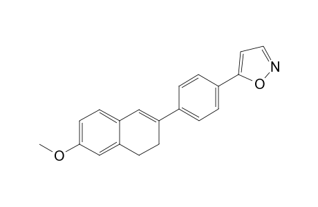 6-Methoxy-2-[4'-(5"-oxazolyl)phenyl]-3,4-dihydronaphtahlene