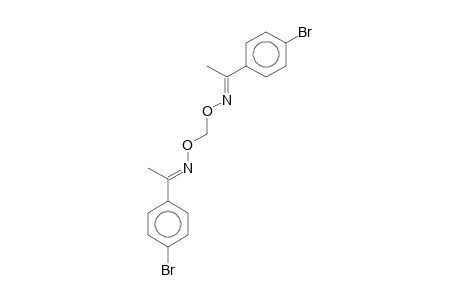(E)-1-(4-bromophenyl)ethylidene-[[(E)-1-(4-bromophenyl)ethylideneamino]oxymethoxy]amine