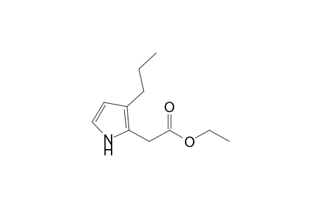 2-(3-propyl-1H-pyrrol-2-yl)acetic acid ethyl ester