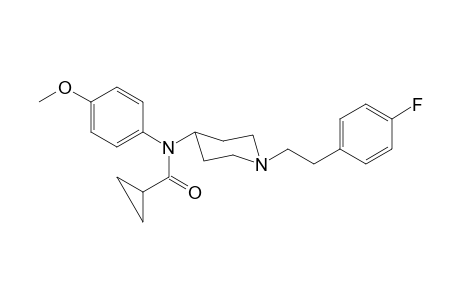 N-(1-[2-(4-Fluorophenyl)ethyl]piperidin-4-yl)-N-(4-methoxyphenyl)cyclopropanecarboxamide
